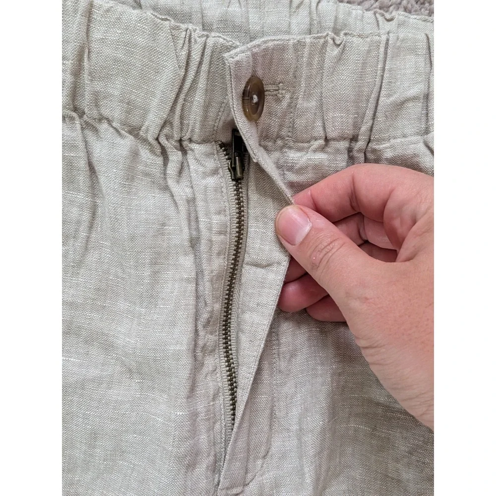 Quince 100% European Linen Pants Flax Mens Medium (Fits 30x31) NWT Pockets